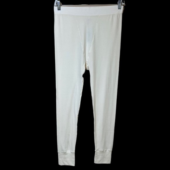 SKIMS Bundle 2 Logo Pointelle Leggings Bone Quartz Women’s 2X - Picture 7 of 14